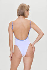 Juliet Cheeky One Piece Swimsuit - Garden Eyelet