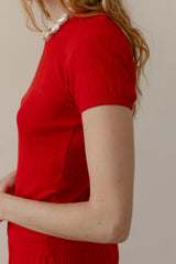 The Pointelle Baby Tee