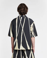 Caspian - Silk And Cotton Blend Shirt - Light Fringe