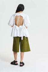 ANISHA | TOP COTTON WHITE