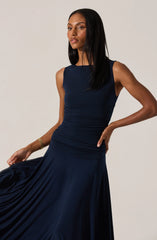 Melisandre High Neck Midi Dress