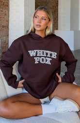 Took The Fall Oversized Hoodie Chocolate