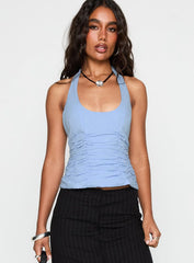 Nataliya Halter Top Blue