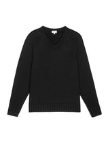 The Cotton Cashmere V-Neck Sweater