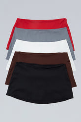 Micro Mini Stretch Skirt. 5-pack