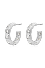 LUV AJ Mini Pyramid Stud Hoops