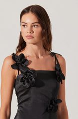 Cerelia 3D Floral Mini Dress