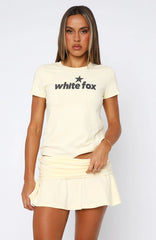 From The Archives Charli Relaxed Baby Tee Lemon