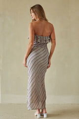 Tanya Striped Maxi Skirt