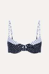 Savannah Underwire Bikini Top - Classic Polka Dot