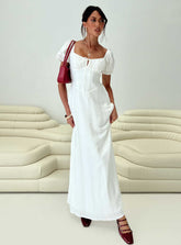 Summer Song Maxi Dress White