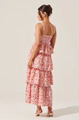 Midsummer Eyelet Tiered Maxi Dress