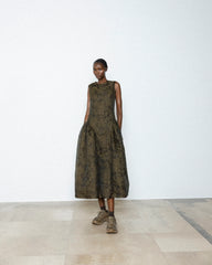 GINE | DRESS POSY MATELASS… BROWN