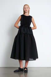RUTH | PATCH. DRESS ENCORE PATCHWORK | BLACK