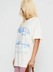 Galicia Spain Graphic Tee White / Blue