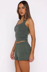 From The Archives Lexi Lounge Shorts Khaki