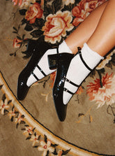 Berta Heels Black Patent