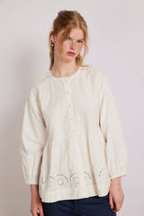 gretchen blouse - white