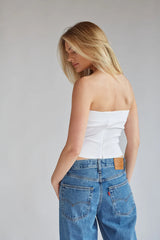 Carter Contrast Stitch Corset Top