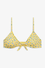 Maison Floral Skimpy Bikini Top - Sky Blossom