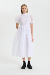 KELLY | DRESS POSY MATELASS… WHITE