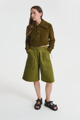ANNIKA | SHORTS | OLIVE GREEN