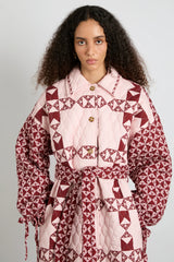 dahlia quilted coat - patchwork