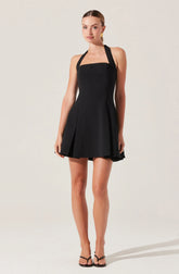 Lilibeth Halter Neck Mini Dress