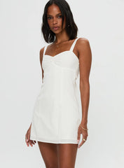 Summer Isles Mini Dress White