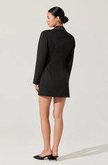 Tuxedo Blazer Mini Dress