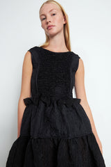 RUTH | PATCH. DRESS ENCORE PATCHWORK | BLACK