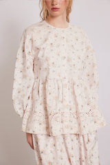 gretchen blouse - vintage ditsy