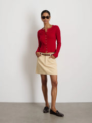 Kristin Ribbed Cardigan