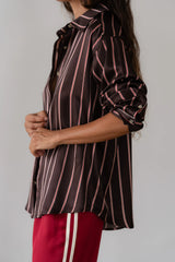 The Silk Pinstripe Shirt