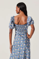 Sylvie Floral Bustier Maxi Dress