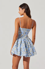 Larissa Floral Bubble Mini Dress