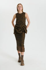 UNIKA | TOP POSY MATELASS… BROWN