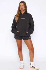 Take A Guess Lounge Shorts Charcoal