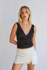 Elsa Satin Mini Skort