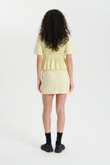 VILDE | TOP JERSEY SOFT YELLOW