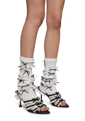 Paris Dreams Leg Warmer Heels