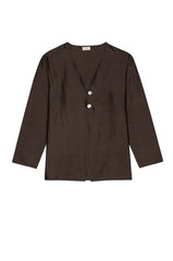 The Taffeta Split Top