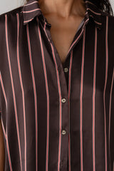 The Silk Pinstripe Shirt