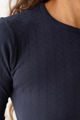 The Pointelle Long Sleeve