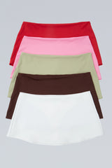 Micro Mini Stretch Skirt. 5-pack
