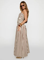 Adessa Strapless Maxi Dress Multi