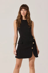 Nixie Tailored Split Skirt Dress
