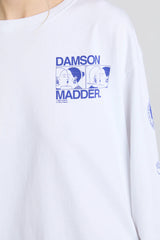 il bacio brunch long sleeve tee - white