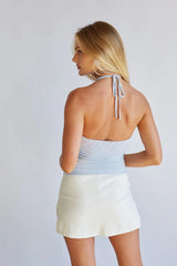 Jazzlyn Halter V-Neck Top