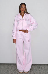Lucky Ones Wide Leg Sweatpants Pink